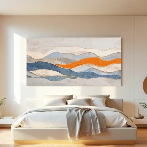 Abstract Canvas Wall Art Decor Print Stripe - Image 5