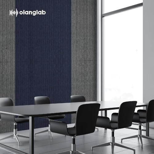 Olanglab Acoustic Wall Panels, 10 Pack, Dark Blue - Image 7