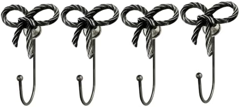 Bow Wall Hook 4 pcs Decorative Wall Hooks by RR-RUOSHUI