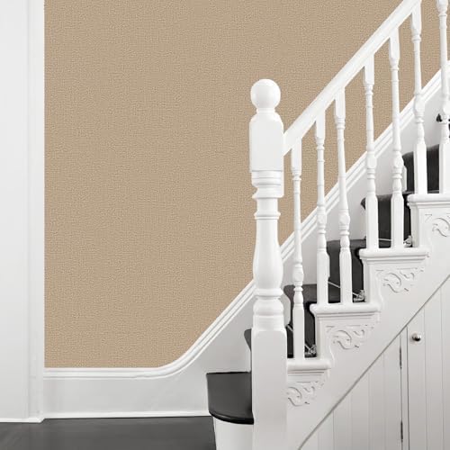 Peel and Stick Grasscloth Wallpaper Texture Coffee Faux Linen Contact Paper - Image 3