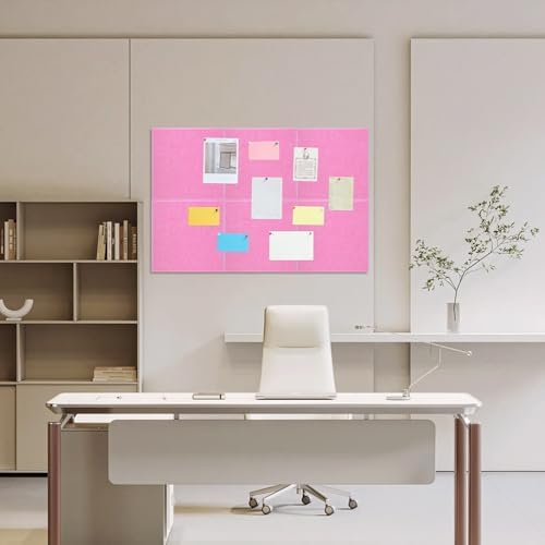 Large Cork Board 36" x 24", 6 Pack Felt Bulletin Board, Pin Boards - Image 6