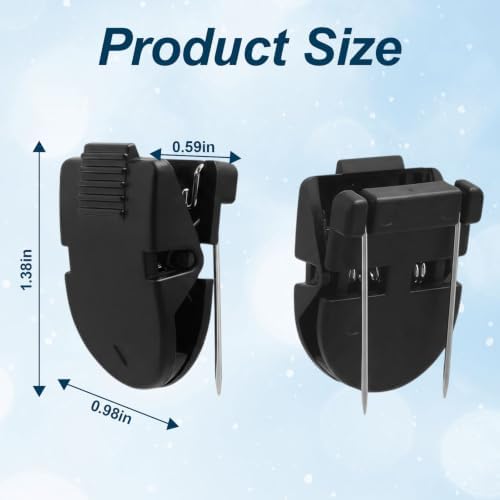 MXCOIRTP 30pcs Cubicle Clips for Walls, Push Pin Clips for Bulletin Board - Image 2
