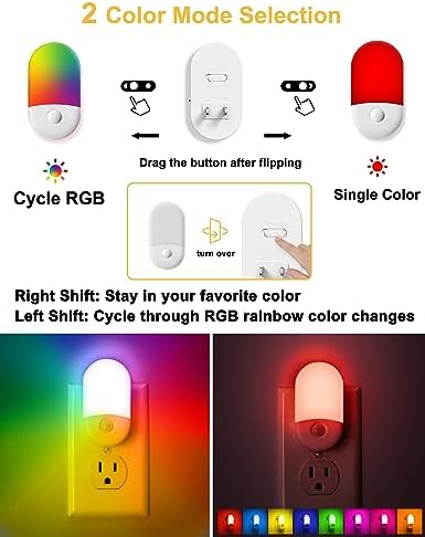 L LOHAS LED Night Light for Kids, 8-Color Changing Night Lights - Image 4