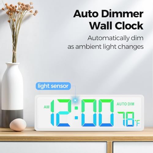 REACHER 16.5" Large Digital Wall Timer Clock, Countdown/up, Remote Control - Image 3