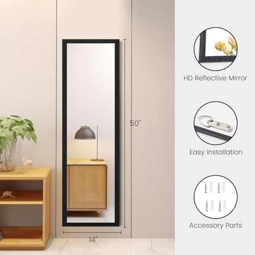 Beauty4U 50” x 14" Full Length Wall Mirror - Image 3