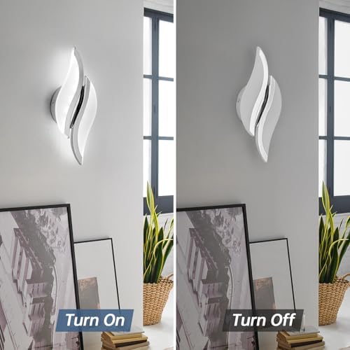 CANEOE Modern LED Wall Sconce Set of 2, 5CCT Dimmable Wall Light - Image 6