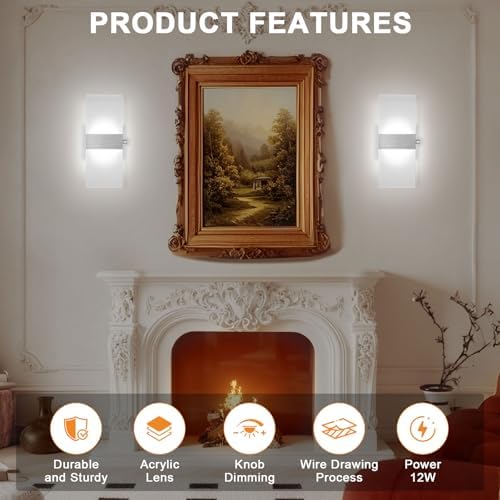 Lightess Dimmable Modern LED Wall Light - Image 3