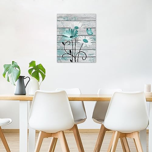 HVEST Farmhouse Floral Wall Art - Image 2