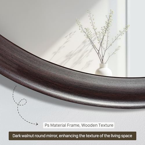 CULER Round Wall Mirrors 24 Inch - Image 2