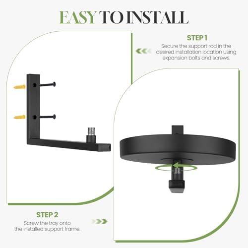 3 Pack Wall Planters for Indoor Plants, Wall Mounted Plant Holder, Metal wall - Image 6