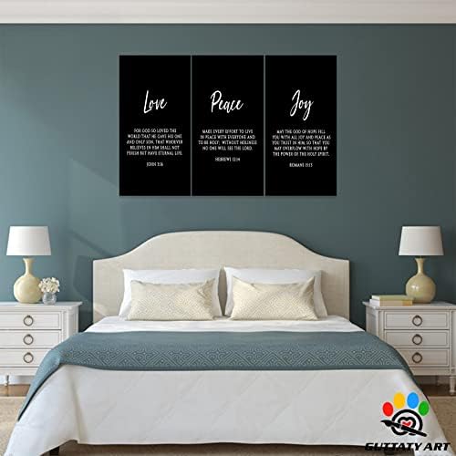 Office Wall Art-3 Panel Motivational Wall Art: Inspirational Quotes Canvas Art - Image 3