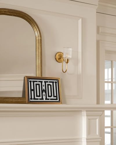KBKBART Gold Framed Funky Western Wall Decor Black and White Howdy Wall Art - Image 5
