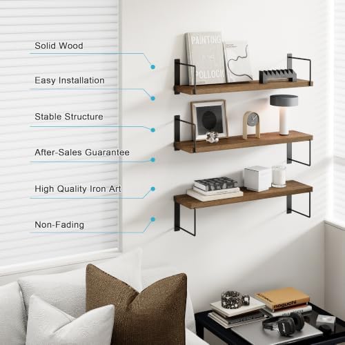Floating Shelves, 24 In Bookshelves - Image 4