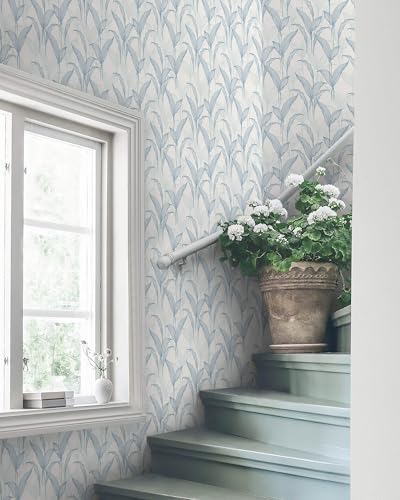Heroad Boho Wallpaper Peel and Stick Blue Wallpaper Modern Removable Contact - Image 5