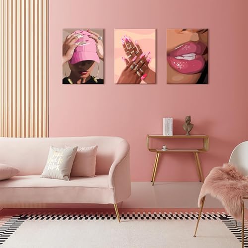 Black Girl Wall Art Set of 3 - Image 6