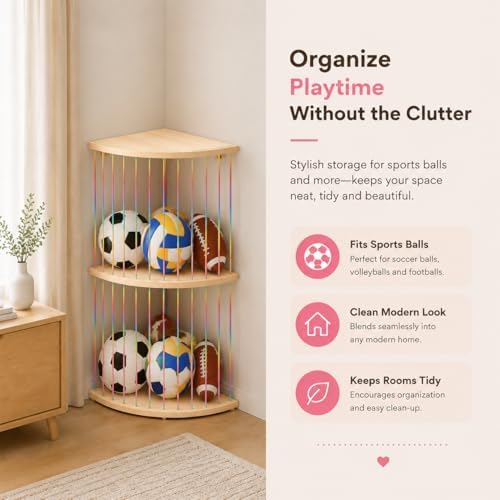 Stuffed Animal Storage Hammock, Wood Stuffed Toy Holder, Playroom Nursery Toy - Image 7