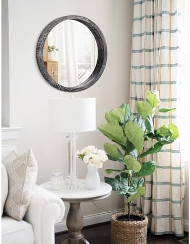 JJUUYOU Circular Wall Mirror Round Mirror - Image 5