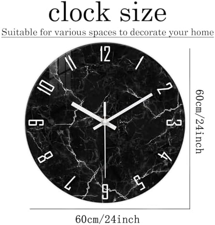 Oversized Decorative Clocks Battery Operated 24 Inch - Image 5