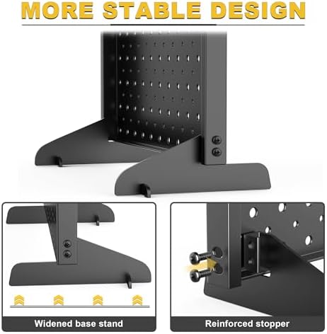 Ultrawall Pegboard Display Stand, Metal Tabletop Pegboard Display - Image 3