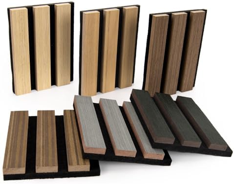 Art3d 6 x 4.7 in Soundproof Wood Texture Wall Panel, Sample Pack - Image 4