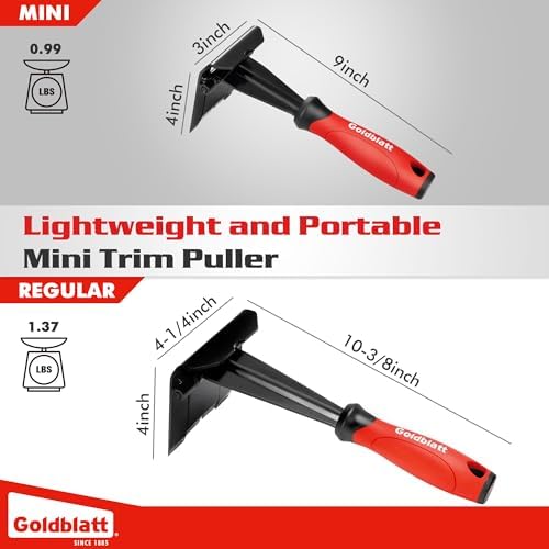 Goldblatt Trim Removal Tool, 3-inch Baseboard Removal Tool - Image 6