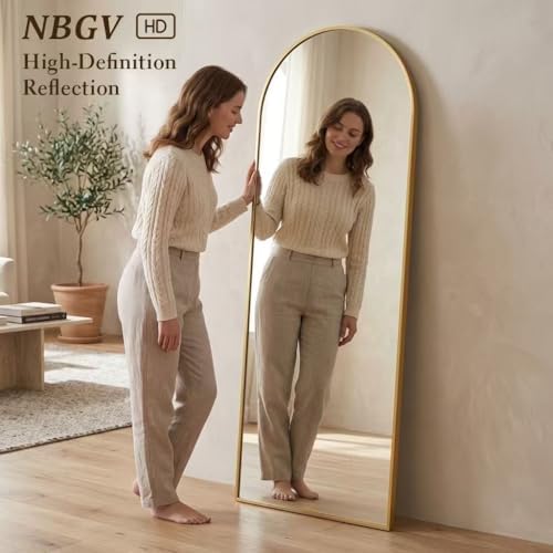 57"x18" Floor Mirror Full Length, Arched Full Length Mirror - Image 3