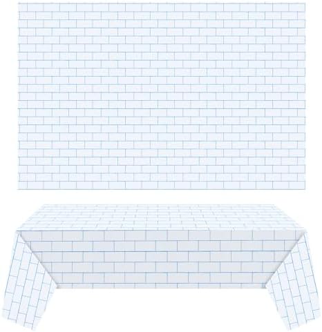 Chuangdi 2Pcs 4.5 x 9ft Brick Stone Backdrop Wallpaper Tablecloth by Chuangdi