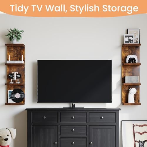 upsimples 4 -Tier Floating Wall Shelf - Image 7