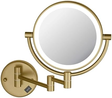 KIBI Circular Wall Mount Makeup Mirror by KIBI