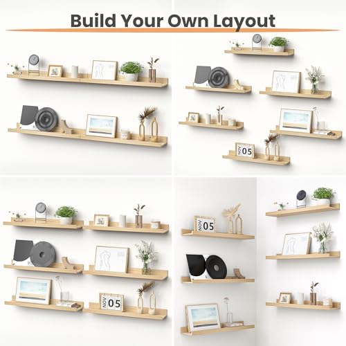 upsimples Floating Shelves for Wall Decor Storage - Image 4