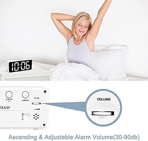 Welgo 7.5 Inch Huge Digital Alarm Clock - Image 5