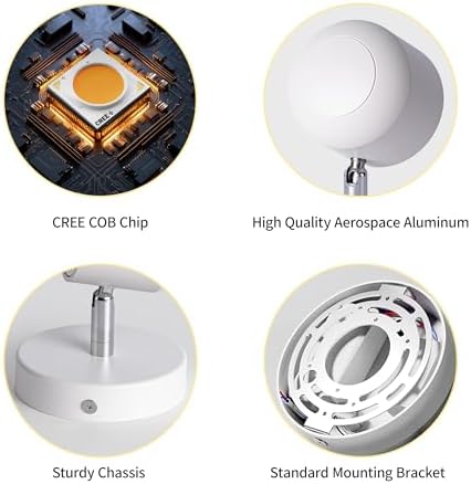 Aisilan 7W Modern Adjustable Wall Sconce Bedside Wall Light LED Wall Reading - Image 3