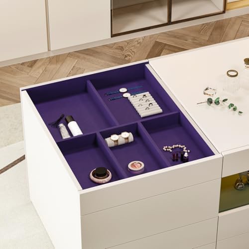Purple Velvet Drawer Liner Self Adhesive Velvet Flocking Liner - Image 6