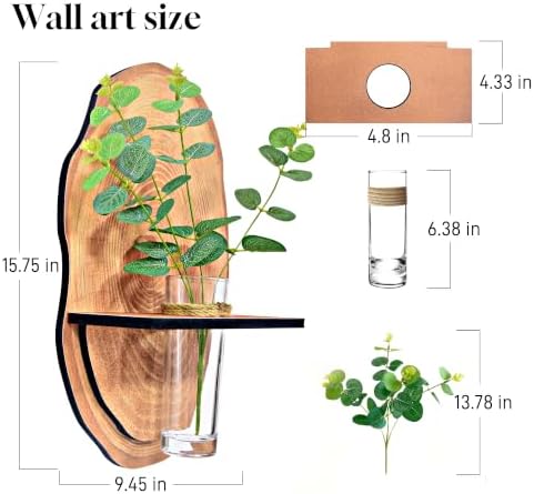 2Pc Multi-Layer Wood Wall Decoration - Image 2