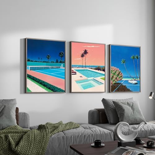 Modern Vintage Landscape Hiroshi Nagai Japanese Poster 12x16x3Inch Unframed - Image 6