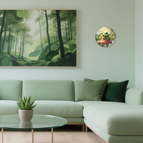 peacoblue Tree Frogs Wall Clocks Battery Operated - Image 5
