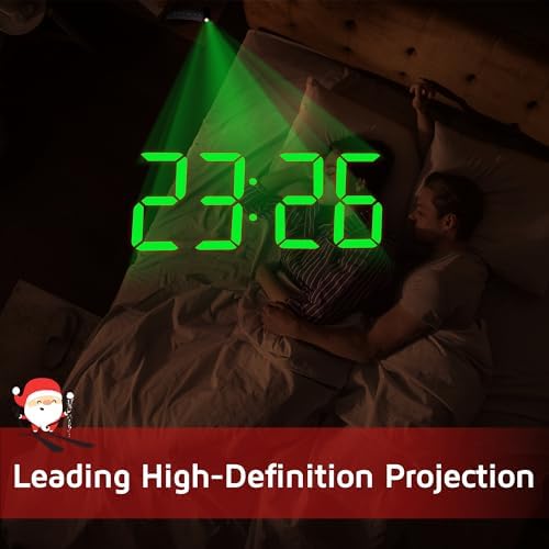 GOLOZA Projection Alarm Clock, Digital Clock - Image 2