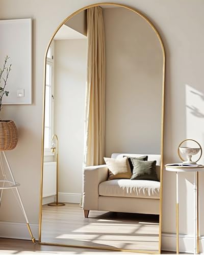 78''x38'' Oversized Full Length Mirrors, Arched Floor Mirror by TinyTimes