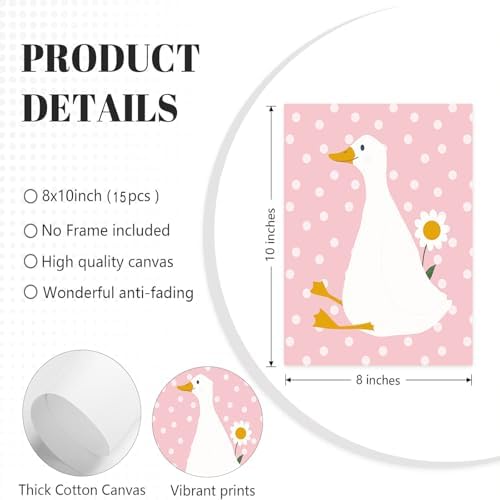Baby Nursery Wall Decor-Cartoon Animal Playroom Canvas Wall Art Cute Girl - Image 5
