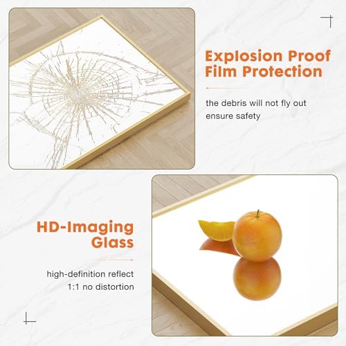 OLIXIS Gold Full Length Mirror for Bedroom - Image 4