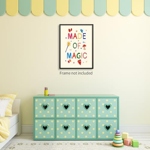 GO-SANTNN Whimsical Colorful Toddler Wall Art Trendy Cute Minimalist Kids - Image 6