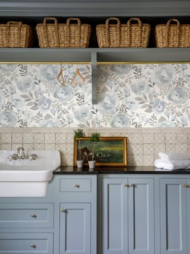 Orainege Floral Wallpaper Peel and Stick Wallpaper Self Adhesive - Image 3
