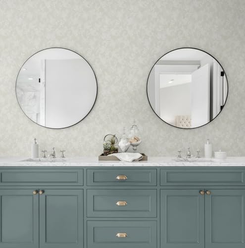 NextWall Tonal Floral Peel and Stick Wallpaper - Image 2