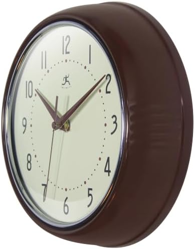 Infinity Instruments Retro Round Metal Wall Clock - Image 3