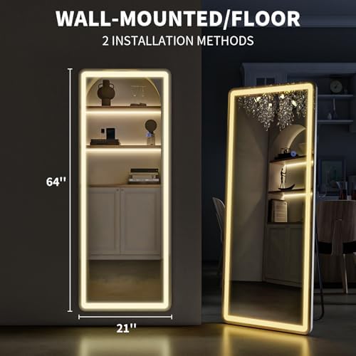 VooBang 64"x21" LED Mirror Full Length - Image 4
