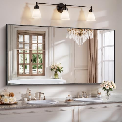 YIROMAN Bathroom Mirror 66"x36", Rectangular Vanity Mirror by Unknown