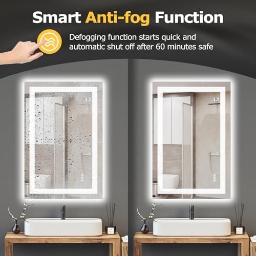 Hivone 36"X24" LED Bathroom Mirror - Image 3