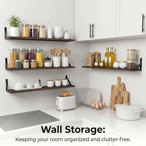 Long Wall Shelf, Large Floating Shelves - Image 3