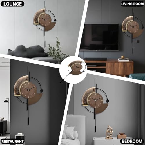SIN&MI Wall Clock, Decorative Wall Clocks - Image 3