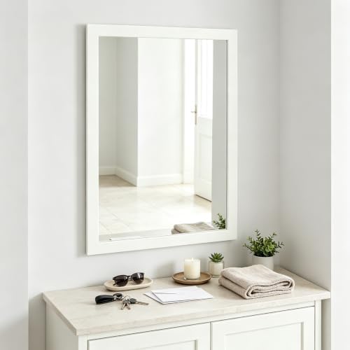 Bathroom Mirror for Over Sink 28x20 Inch Rectangular Wall Mirror - Image 5